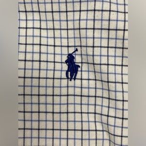 Ralph Lauren Checkered Cotton Oxford Shirt (M)
